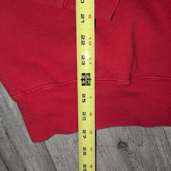 Disney VINTAGE MICKEY MOUSE SKI Y2K UGLY SWEATER CHRISTMAS Red Crewneck Sweater - Picture 3 of 8